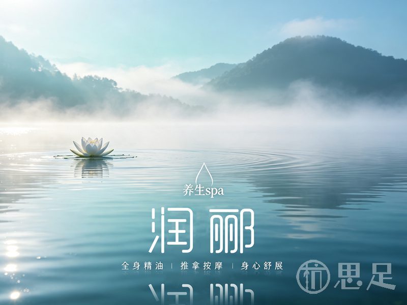 润郦养生SPA宣传图设计