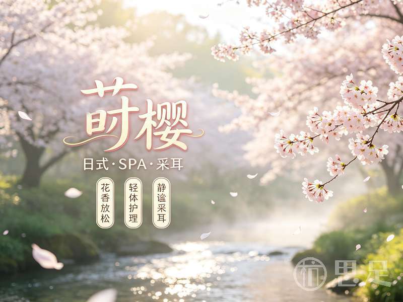 莳樱日式SPA采耳宣传图设计需求