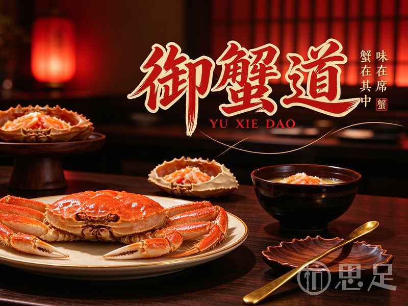 御蟹道商家logo宣传图设计需求