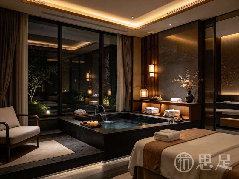 杭州萧山区建设一路,周末男士桑拿汗蒸水疗SPA,打工人周末“回血”的温柔乡