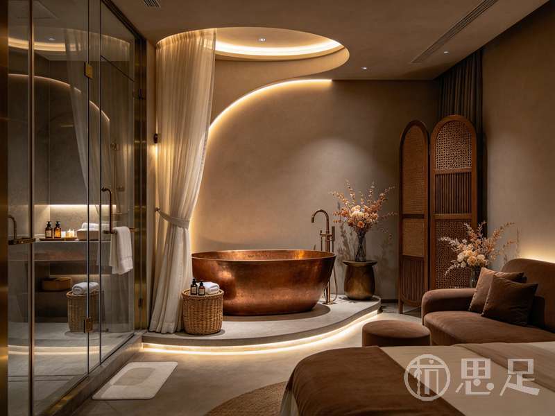 杭州滨江星光大道男士周末水疗SPA:把加班熬出的僵硬泡进钱塘江风里