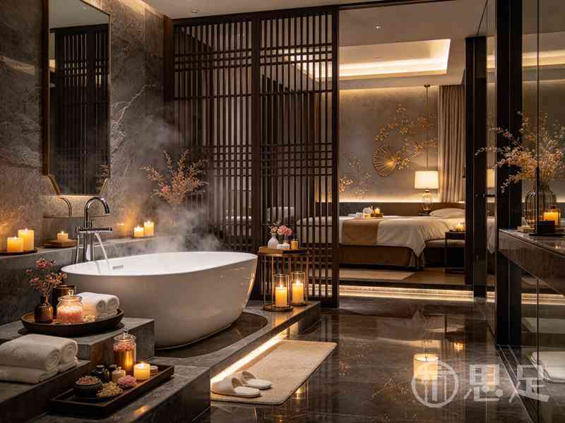 杭州滨江星光大道男士周末水疗SPA:把加班熬出的僵硬泡进钱塘江风里